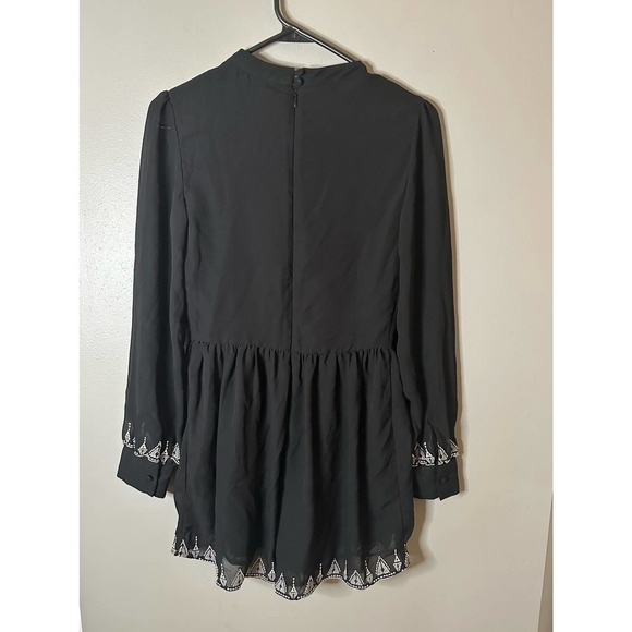 House Of Harlow 1960 Hendrix Romper Women’s Size S Black - Picture 5 of 6